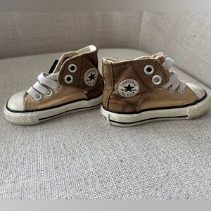 Converse infant Tan Chuck Taylor All Star High-Top Sneakers